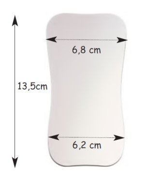 Zrkadlo na intraorálnu fotografiu  - Palatal XL (13,5 cm)