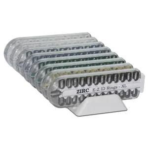 ZIRC EZ – ID Silikonové krúžky XL so stojanom  bal / 200ks - CLASSIC