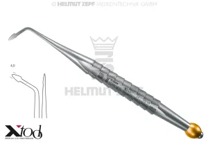 X-TOOL SYNDESMOTOME, RIGHT-BENDING 4,0 MM, for Lingual/Buccal Luxation