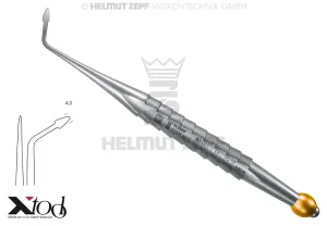 X-TOOL SYNDESMOTOM, LEFT-BENDING 4,0 MM, for Lingual/Buccal Luxation