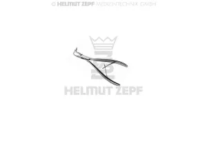 FRIEDMAN, MICRO-BONE RONGEUR FORCEPS, 14,5 CM, 90° CURVED