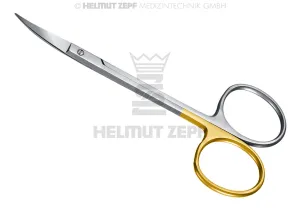 SCISSORS, SURGICAL TISSUE, IRIS SCISSORS (GUM SCISSORS)