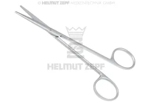 SCISSORS, SURGICAL TISSUE, BLUNT, STRAIGHT, 14,5 CM