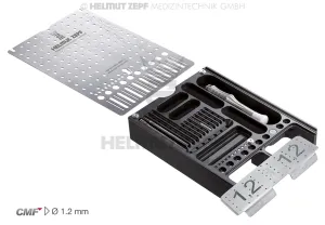 CMF KIT LARGE BOX DIAM. 1,2MM TITANIUM SCREW