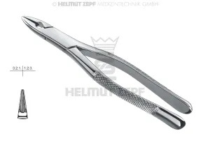 EXTRACTING FORCEPS,STANDARD, FIG. 1, AMERICAN PATTERN,