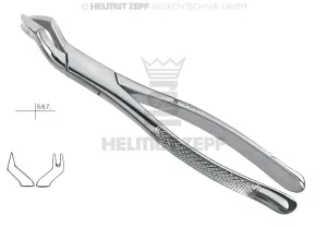 EXTRACTING FORCEPS  NEVIUS,,AMERICAN PATTERN, FIG. 88-L,
