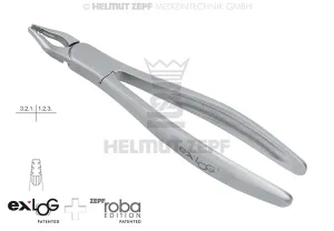 EXTRACTING FORCEPS, EXLOG® FIG 34M ROBA