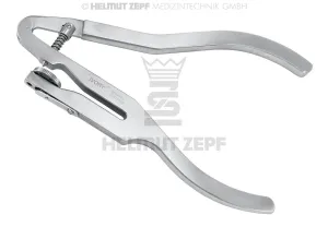 RUBBER-DAM FORCEPS- STAINLESS, 17 CM,