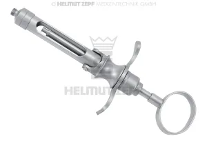 CARTRIDGE SYRINGE, 1,8CCM, STAINLESS, RHOMBUS ASPIRATION, METRIC THREAD