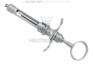 CARTRIDGE SYRINGE, 1,8CCM, STAINLESS, HARPOON ASPIRATION, METRIC THREAD
