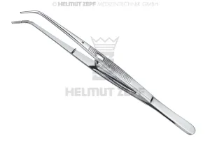 DRESSING TWEEZER, FIG. 8, W.CATCH, 15 CM CURVED