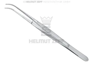 DISSECTING FORCEPS, SEMKEN-TAYLOR, CURVED, 5"