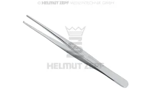 PLIERS SURGICAL, TISSUE FORCEPS, 1X2 TEETH, NARROW, 4"