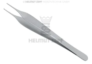 PLIERS SURGICAL, TISSUE FORCEPS, MICRO ADSON, 15 CM  1 X 2 TEETH