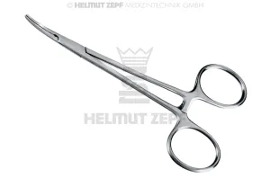 HAEMOSTATIC FORCEPS, MICRO-HALSTEAD, CURVED, 12 CM