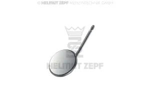 MOUTH MIRROR, PLANE, TITANIUM FRONT-SURF D 22MM, 12PCS