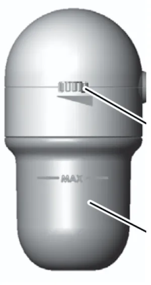 PP AirLED powder container, transparent