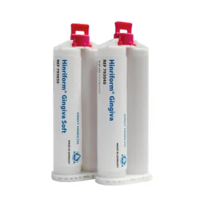 Hinriform ® Gingiva, Silicone in regular & soft / 2x50ml soft +12x mixing tips