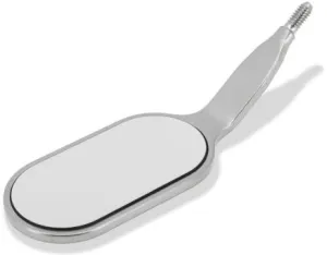 Zrkadielko MEGAstretch FS Rhodium 18 x 33 mm